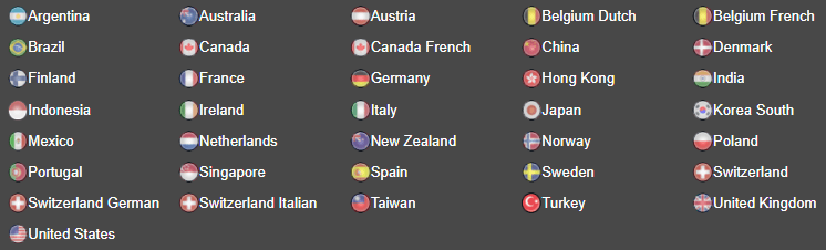 The countries OpinionWorld is available in