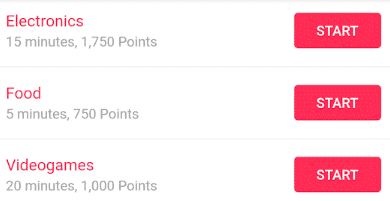 Surveys on Myiyo with their reward and length