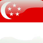 singapore flag button