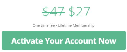 The AppCoiner price, shown after you give your email