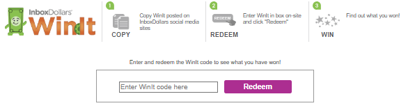 Winits on InboxDollars