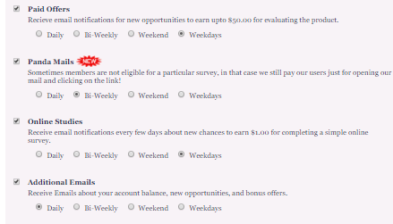 Panda Research email options with no opt-out