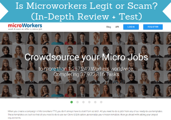 is microworkers legit review header