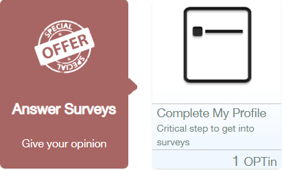 EarnHoney profile form for surveys