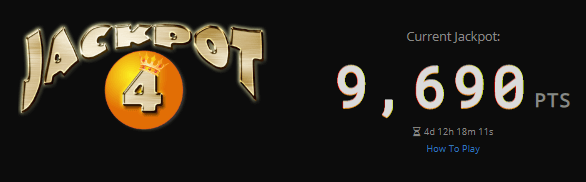Jackpot game on Rewards1