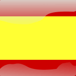 spain flag button