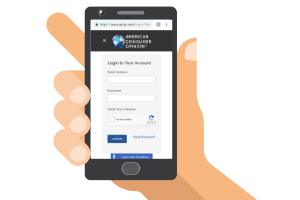 American Consumer Opinion mobile site