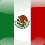 mexico flag button
