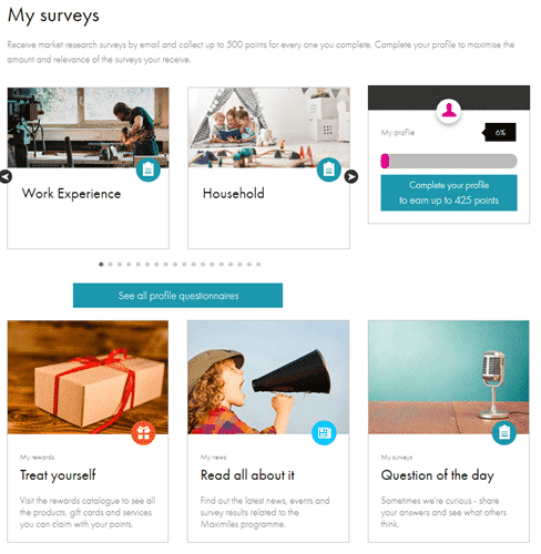 Maximiles paid surveys
