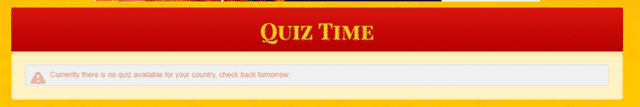 Quiz Time on GoldenClix