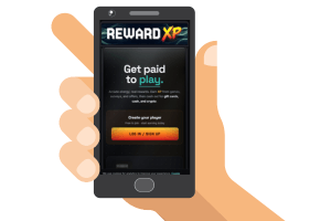 Reward XP on a phone