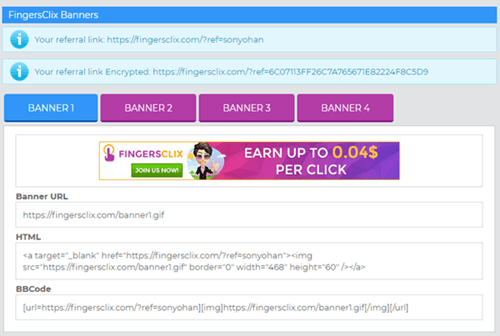 fingersclix referral program