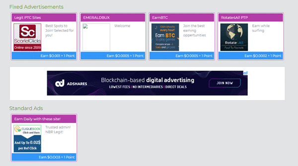 fingersclix view ads