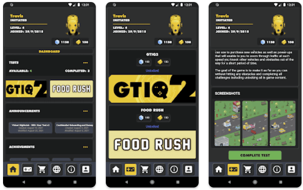The Game Tester app on Google Play and the App Store