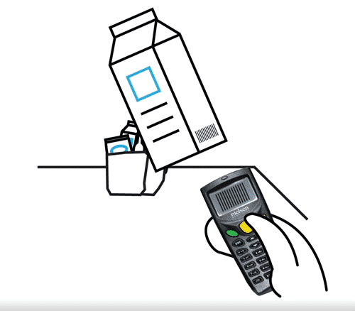 Scanning barcodes with NielsenIQ Homescan
