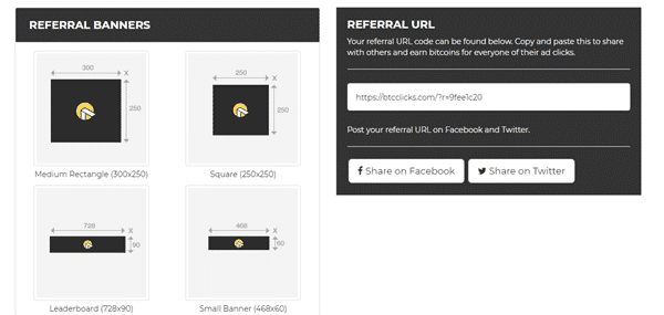 PTC referral programs