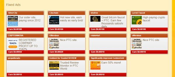 viewing ads on PTC sites