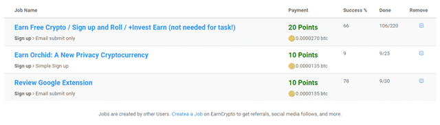 Jobs from other members on EarnCrypto