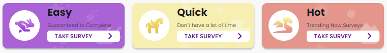 KashKick survey types