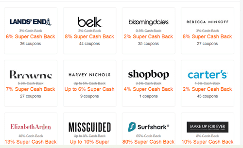 Extrabux cashback offers