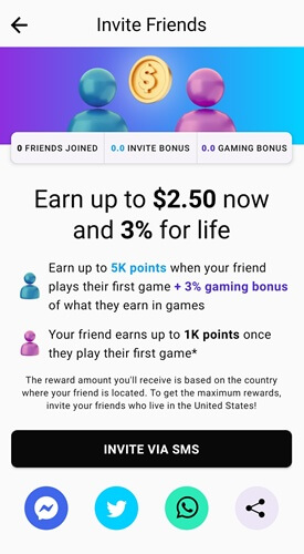 Referral program of Mode Earn app