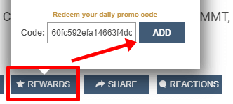 HideoutTV daily free reward