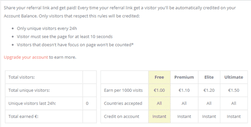 BrainBux referral program