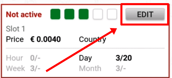 How to edit a SIM card on SimCash