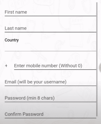 SimCash registration with your mobile number