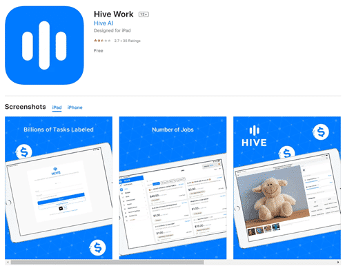 Hive Work app for Android and iOS