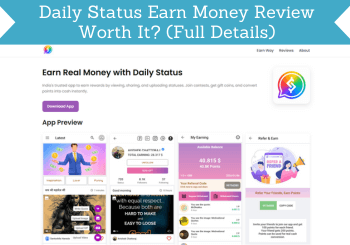 header for daily status earn money review
