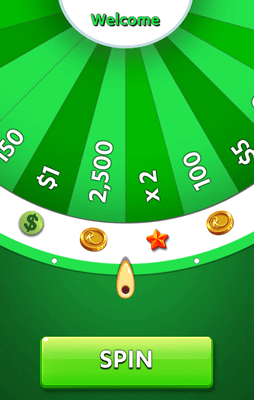 Match To Win Spin the Wheel game