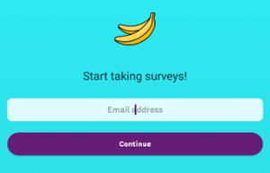 SurveyMonkey Rewards sign-up form