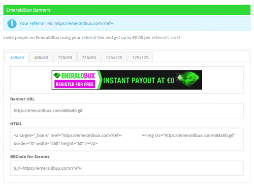 EmeraldBux referral program