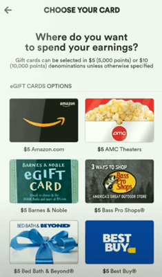 Downtime Dollars gift card rewards
