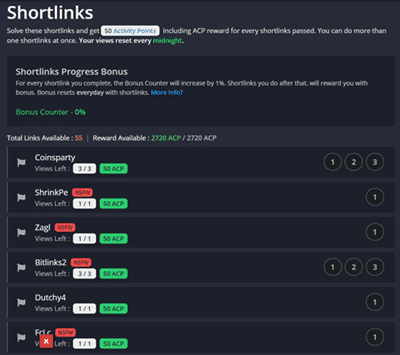 Fire Faucet shortlinks