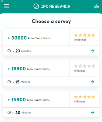 Paid surveys on Fire Faucet