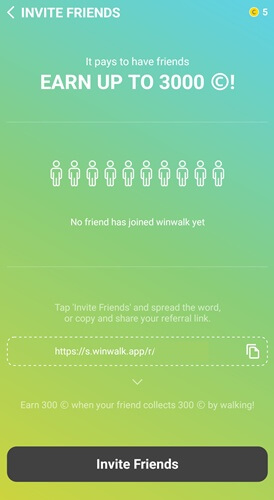 WinWalk referral program