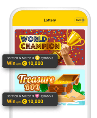 Scratch-a-card game on CashWalk