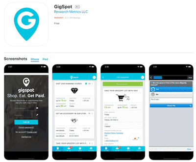 GigSpot app for Android and iOS
