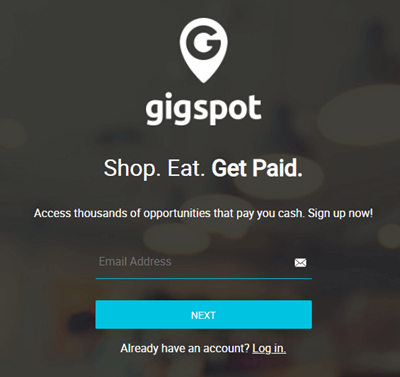 How to register on GigSpot