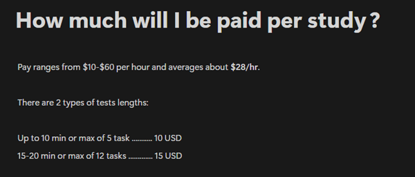 Conversion Crimes pay rates by test length