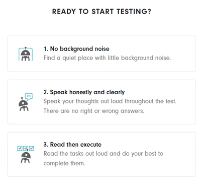 What you need before you take a test