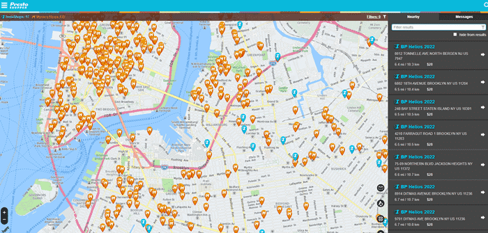 MysteryShops on PrestoShopper, marked with an orange M icon