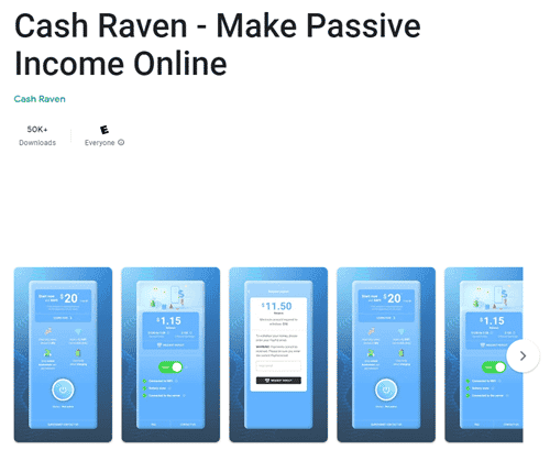 Cash Raven app