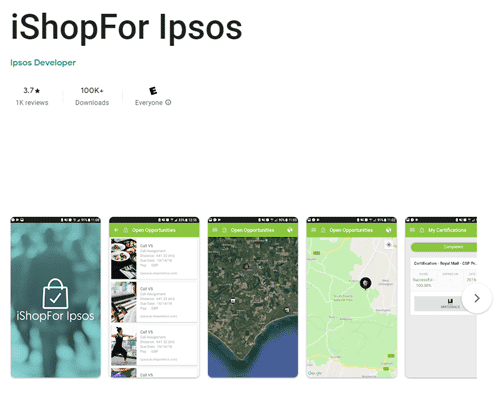 iShopFor Ipsos app for Android and iOS