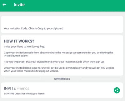 Survey Pay referral program