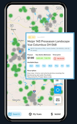 Available vues on the iVueit map