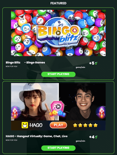 Cash Giraffe featured games