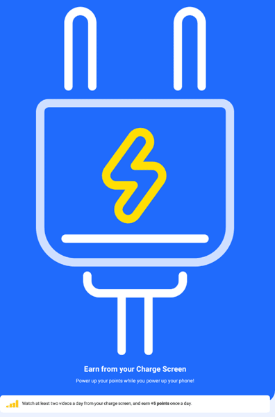 S’more charge screen